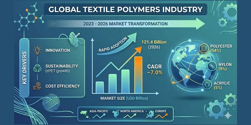 Textile Polymers Market 2026: 7% CAGR, $121.4B Valuation & Key Growth Insights